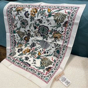 Tory Burch Silk Square Small Scarf